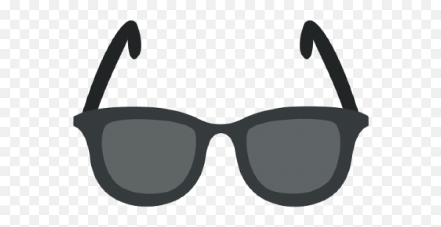 Sunglasses Emoji Clipart Black Glass - Full Rim,Sunglasses Transparent Background