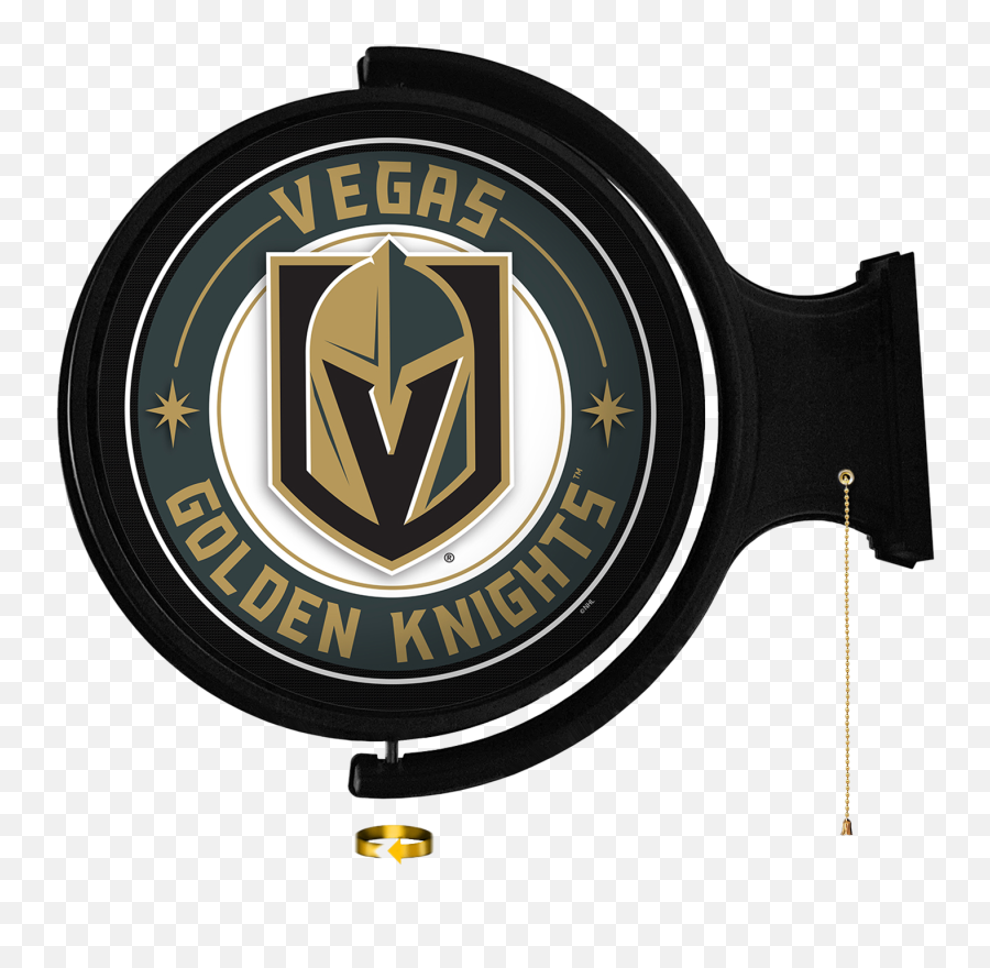 Original Round Rotating Lighted Wall - Solid Emoji,Golden Knights Logo