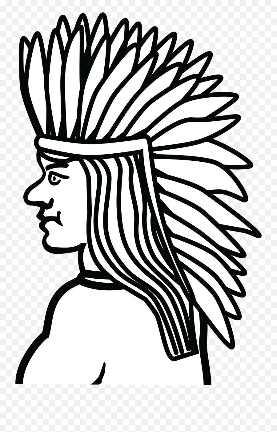 Free Clipart Of A Native American Indian - Indigenous Mascota De Los Indigenas Emoji,Native American Clipart