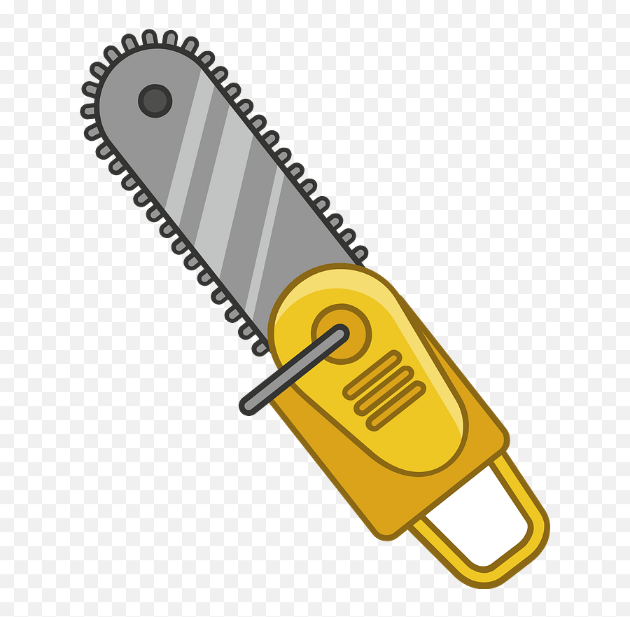 Chainsaw Clipart - Vertical Emoji,Chainsaw Clipart