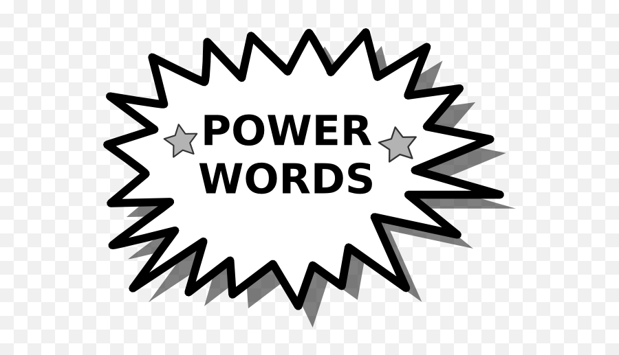 Power Word Card2 Clip Art At Clkercom - Vector Clip Art Power Words Clipart Emoji,Power Clipart
