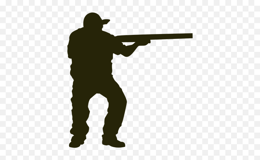 Hunter Shotgun Right Facing Aiming - Firearms Emoji,Shotgun Transparent