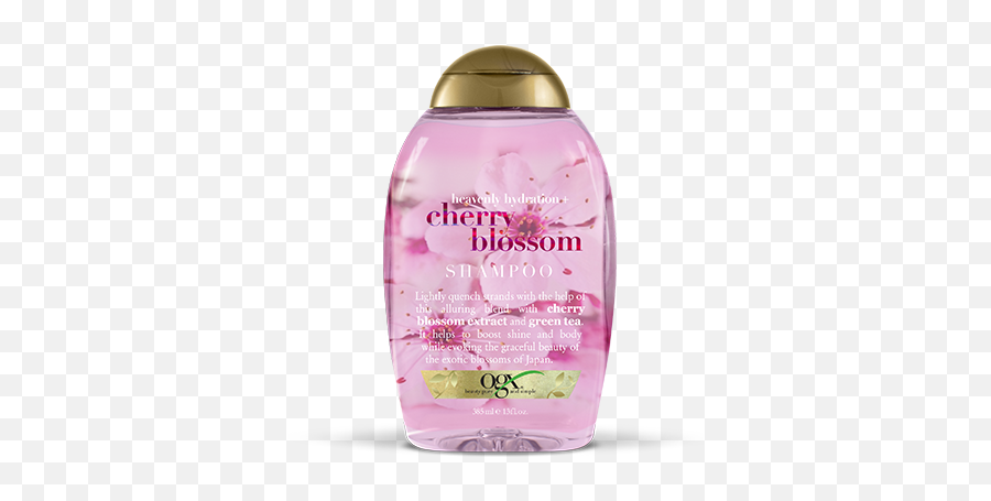 Cherry Blossom Shampoo Ogx - Ogx Cherry Blossom Shampoo And Conditioner Emoji,Cherry Blossom Transparent