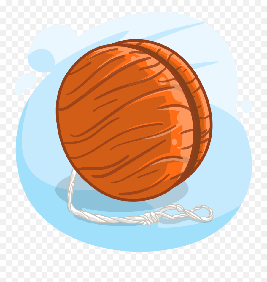 Yoyo Clipart Orange - For Baseball Emoji,Yoyo Clipart