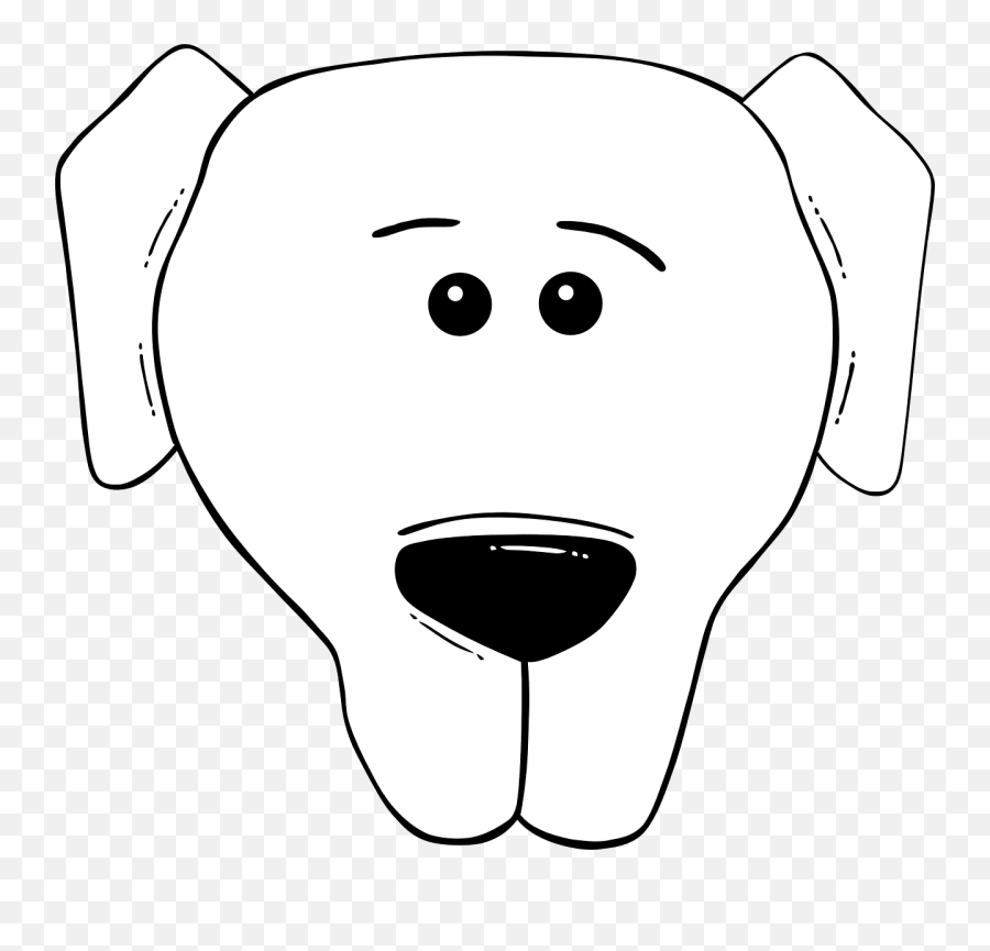 Dog Face Cartoon - Sketsa Kepala Anjing Emoji,Dog Face Clipart