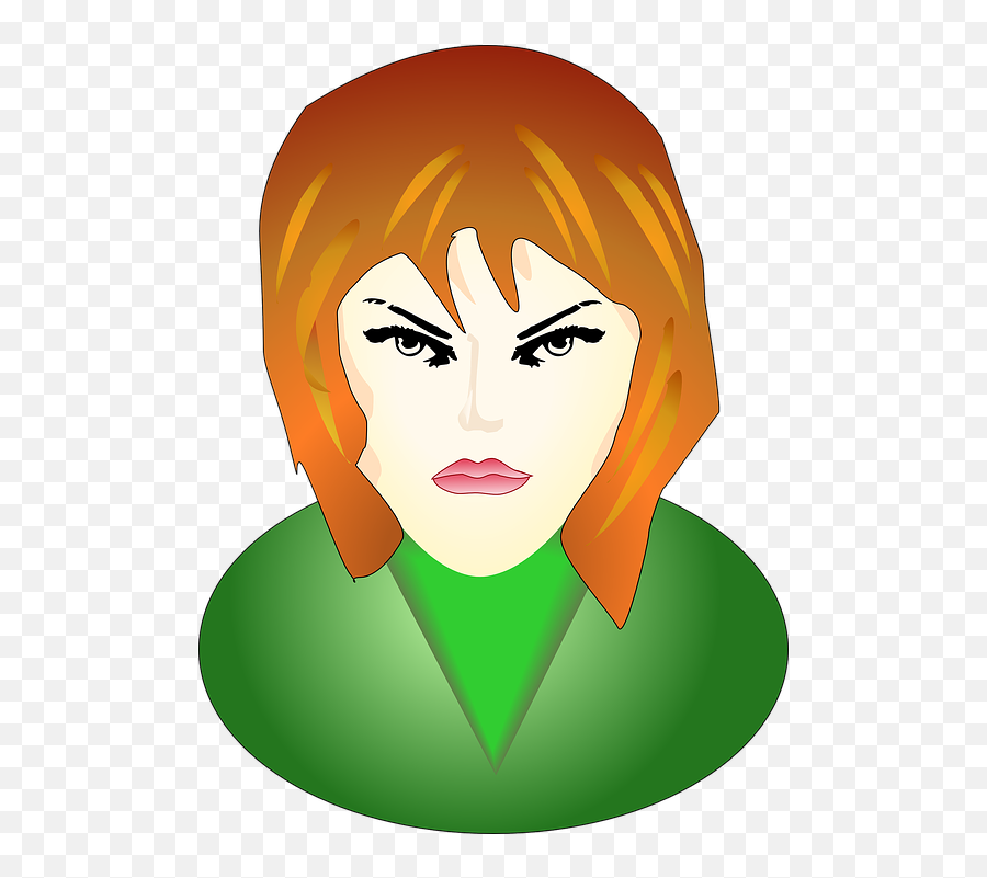 Girl Angry Face - Free Vector Graphic On Pixabay Mad Face Vector Clipart Emoji,Angry Face Png