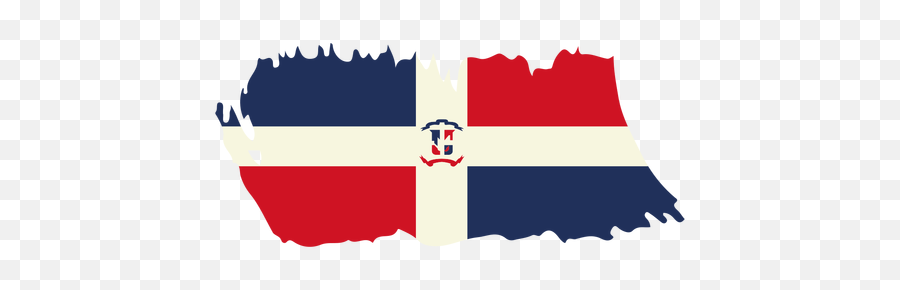 Dominican Republic Brushy Flag Design - Bandera Republica Dominicana Svg Emoji,Dominican Flag Png