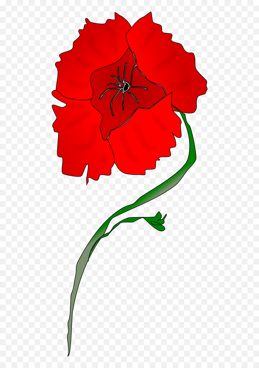 Red Poppy Cliparts Png Images - Clip Art Emoji,Poppy Flower Clipart
