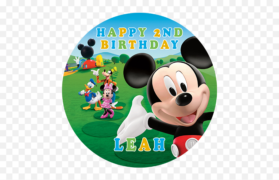 Mickey Mouse Clubhouse - Mickey Mouse Clubhouse Round Full Mickey Mouse Club House Round Emoji,Mickey Mouse Club Logo