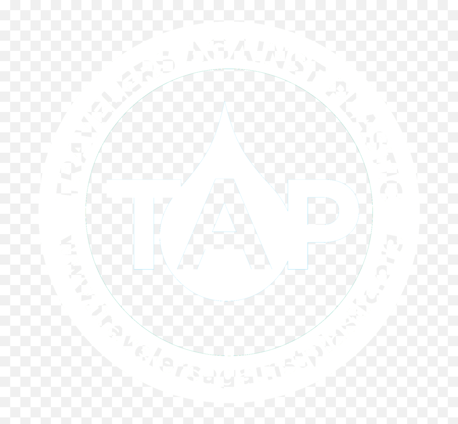Download Hd Tap Logo White - Emblem Transparent Png Image Travelers Against Plastic Emoji,Tap Logo