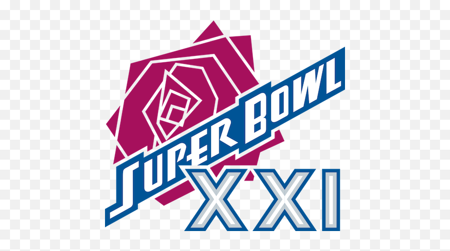 Super Bowl Xxi - Logo Super Bowl Xxi Emoji,Super Bowl 54 Logo