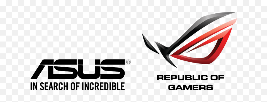 Transparent Logo Asus Rog Png - Gaming Asus Logo Png Emoji,Asus Logo