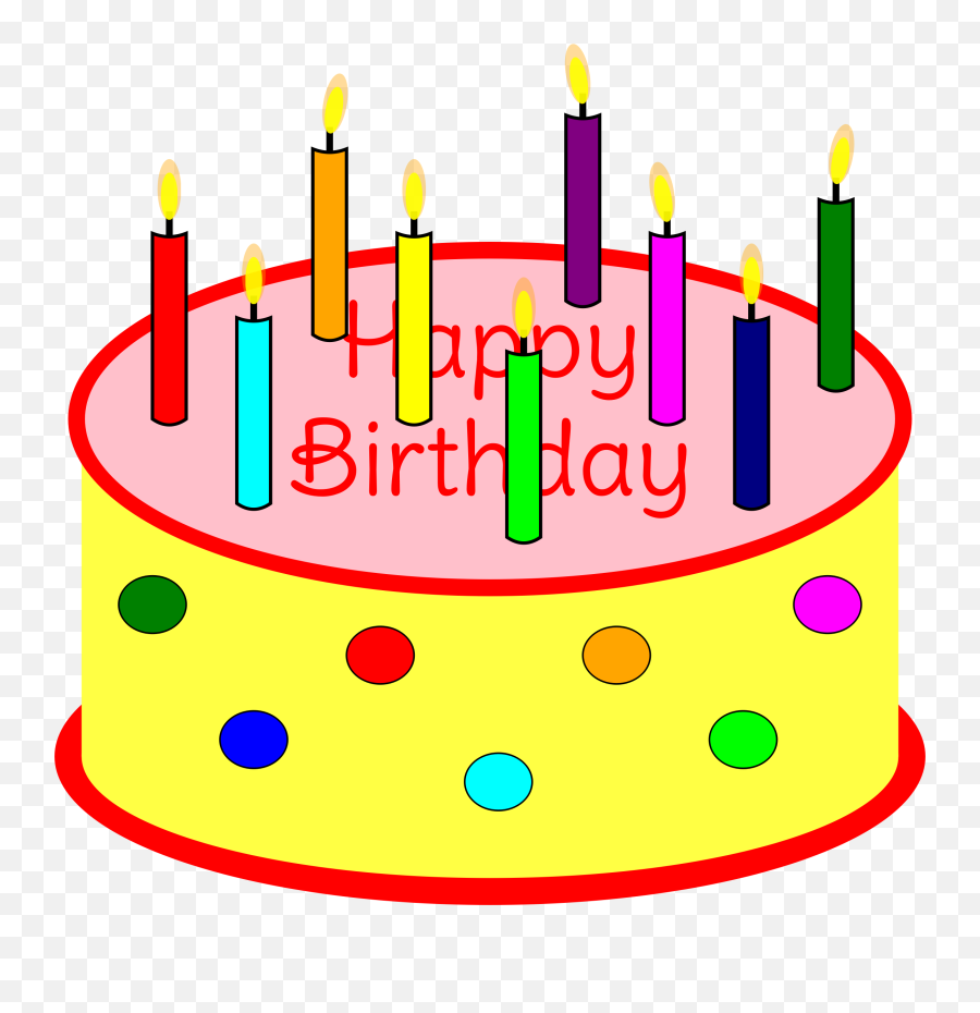 Birthday Cake Png Clip Art Birthday - Birthday Cake Clipart Emoji,Cake Clipart