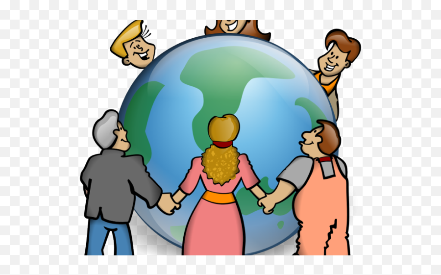 Download Hd Earth Day Clipart Sharing The Planet - Different Cultures Clipart Png Emoji,Earth Day Clipart