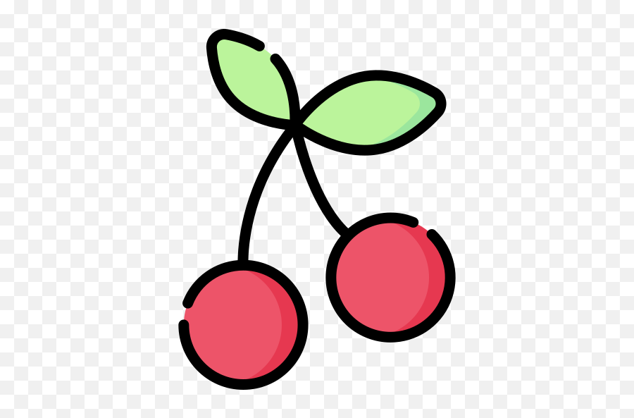 Cherries - Free Food And Restaurant Icons Emoji,Cherry Transparent Background