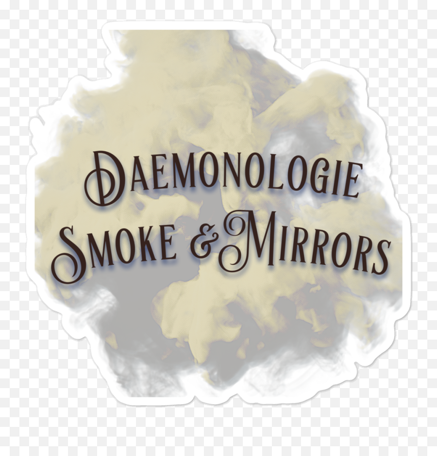 Smoke Mirrors Smoke Logo Sticker - Language Emoji,Smoke Logo