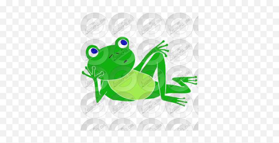 Lazy Frog Stencil For Classroom Therapy Use - Great Lazy Pond Frogs Emoji,Lazy Clipart