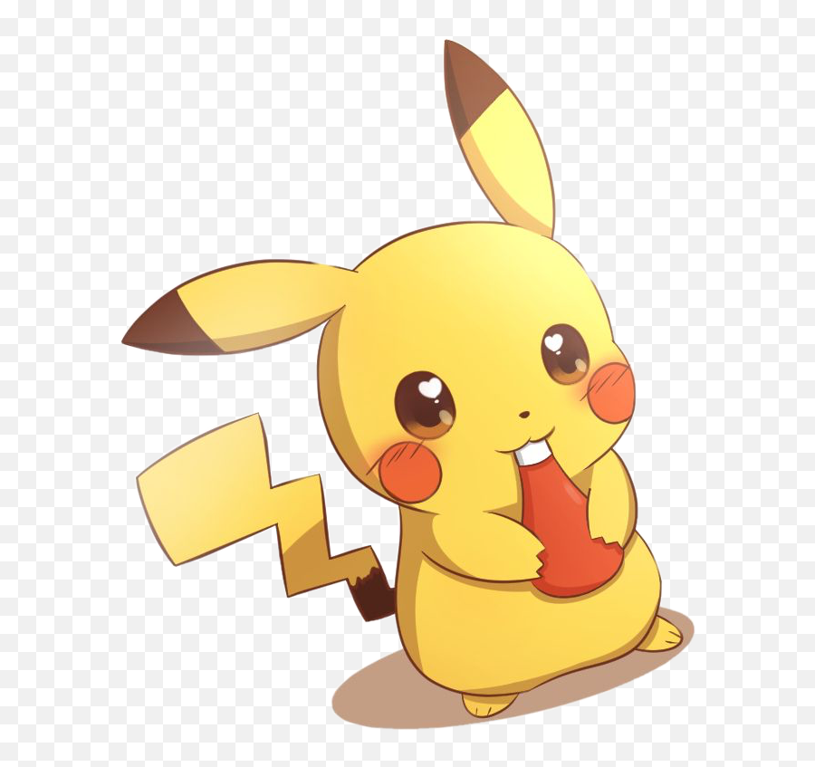Pikachu Png Transparent - Pokemon Ketchup Pikachu Cutie Pikachu Emoji,Pikachu Png