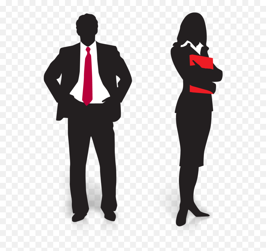 Free Transparent Businessperson Png - Business Man And Woman Silhouette Png Emoji,Business Man Png