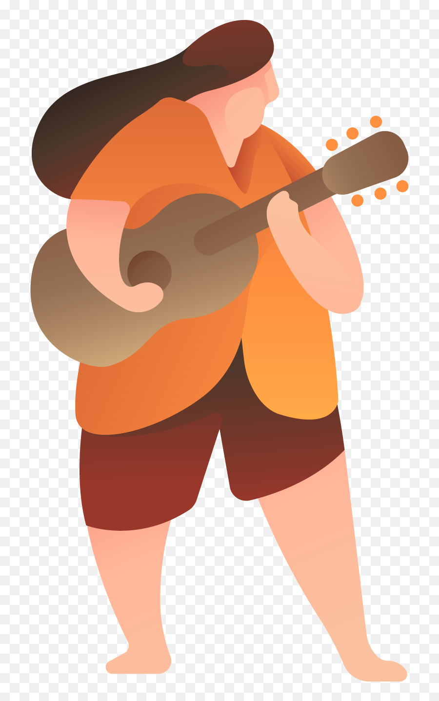 Free Cartoon Guitar Png Download Free Clip Art Free Clip - Guitarist Emoji,Guitar Png