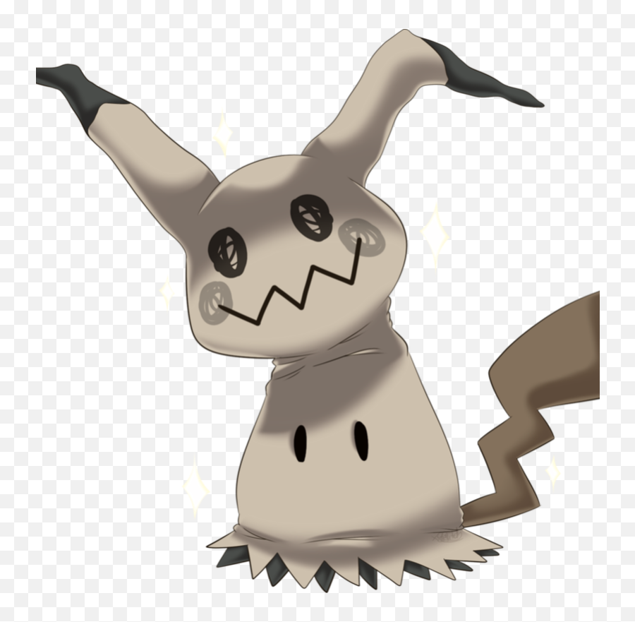 Pmkn Shiny Mimikyu By Xgglitch - Transparent Pokemon Mimikyu White Background Emoji,Mimikyu Png