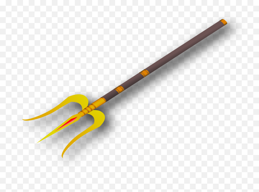 Poseidon Trident Spear Clipart - Spear 2400x1732 Png Trishul Png Emoji,Spear Png
