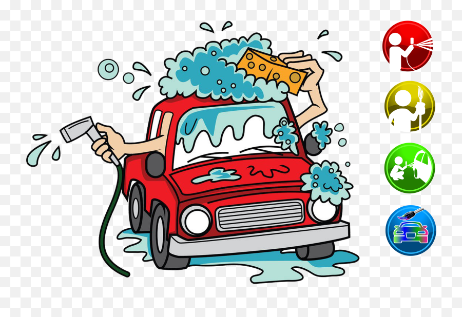 Library Of Washing A Car Jpg Transparent Library Png Files - Coin Operated Carwash Emoji,Wash Hands Clipart