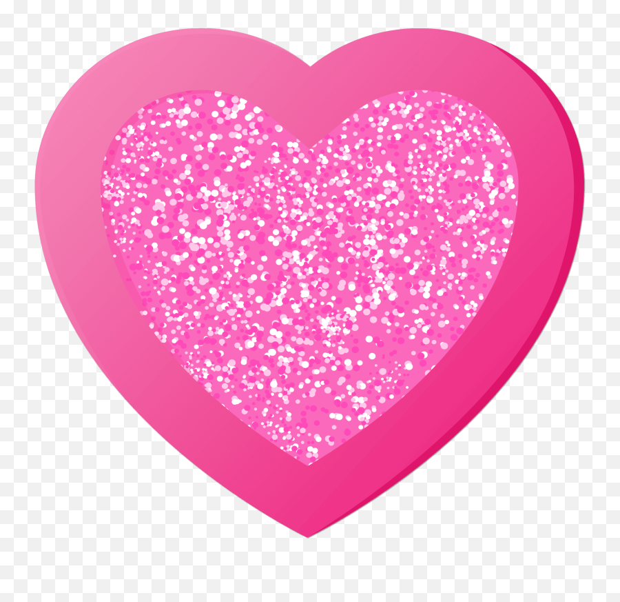 Pink Heart Decorative Clipart - Clipart Heart Pink Emoji,Decorative Clipart
