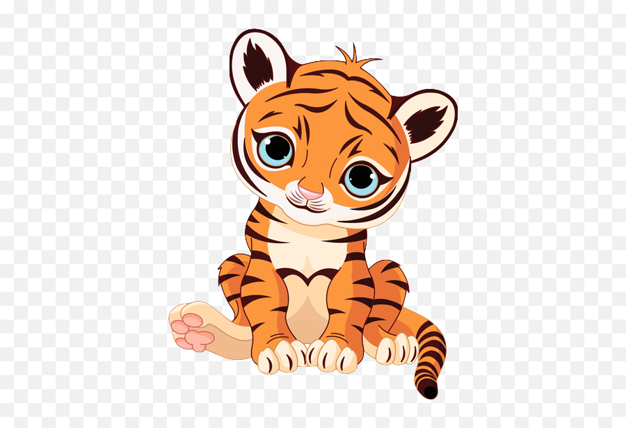 I Love Shopping Going To The Spa Eating Healthy - Cute Tiger Cub Cute Clipart Emoji,Date Night Clipart
