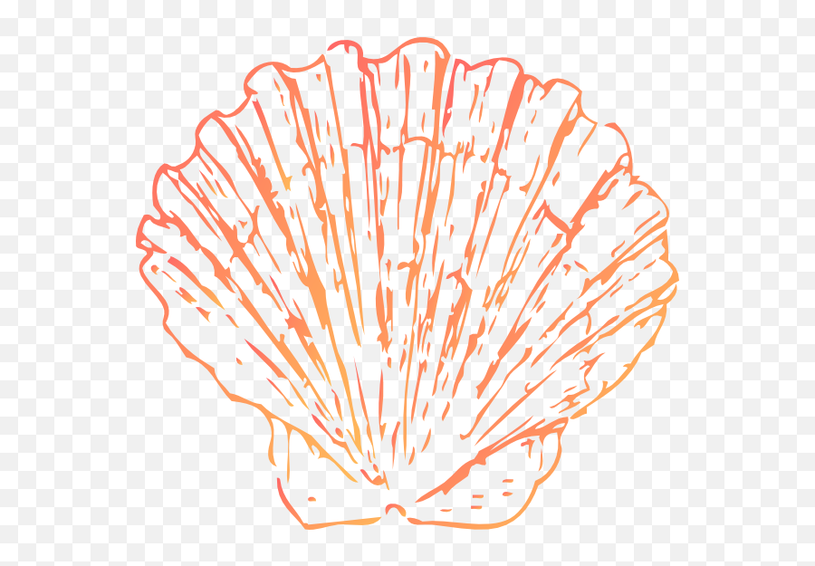 Fan Shell Dark Clip Art - Blue Shell Sea Png Emoji,Seashell Clipart