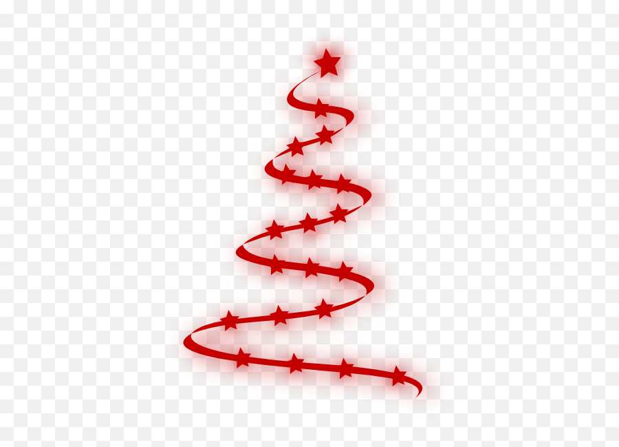 Red Christmas Tree Clip Art At Clker Emoji,Christmas Tree Clipart Png