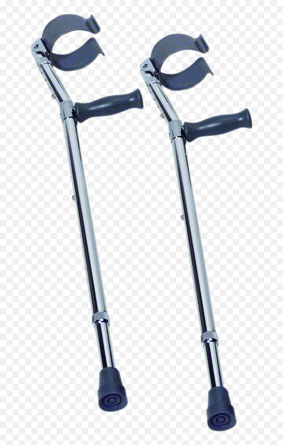 Pair Of Crutches - Elbow Crutches Clipart Full Size Emoji,Elbow Clipart