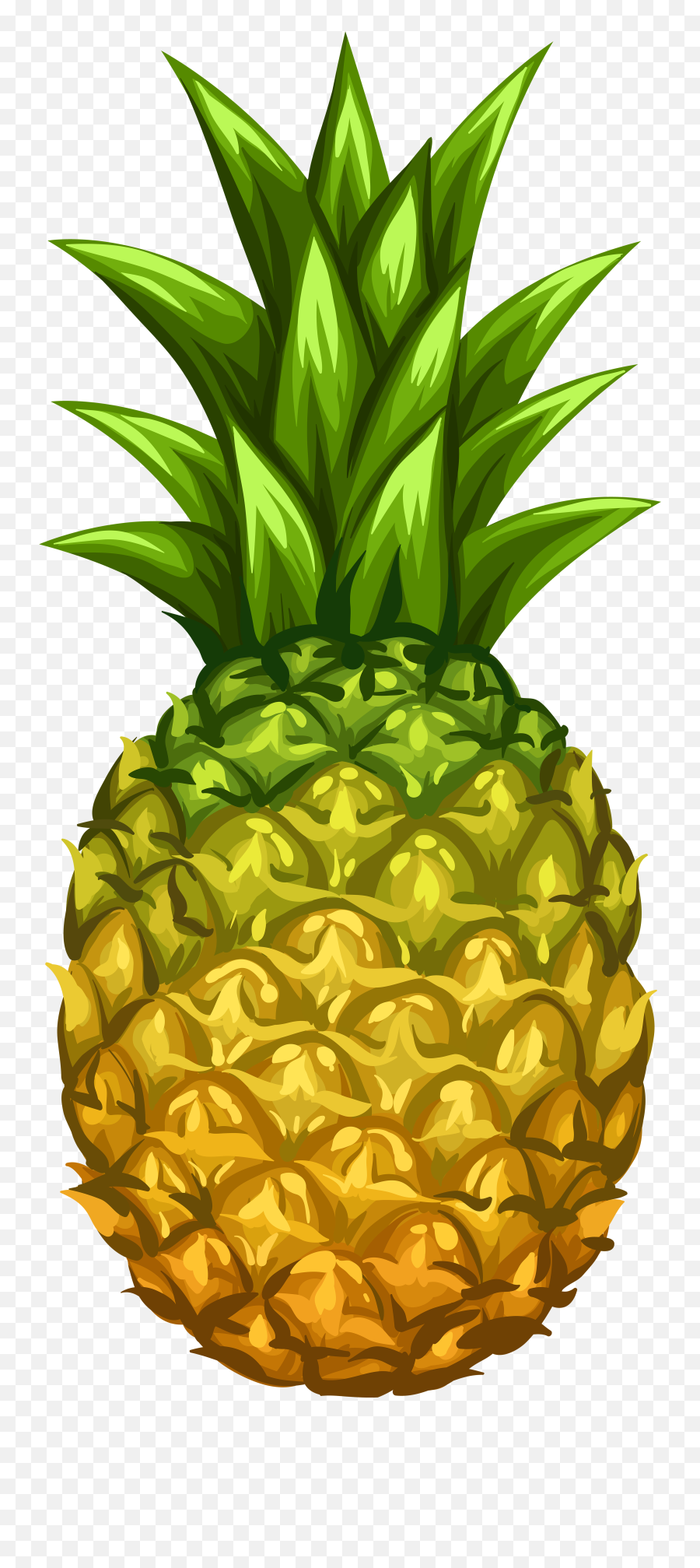 Clip Art Fruit Pineapple - Clip Art Library Emoji,Cute Pineapple Clipart