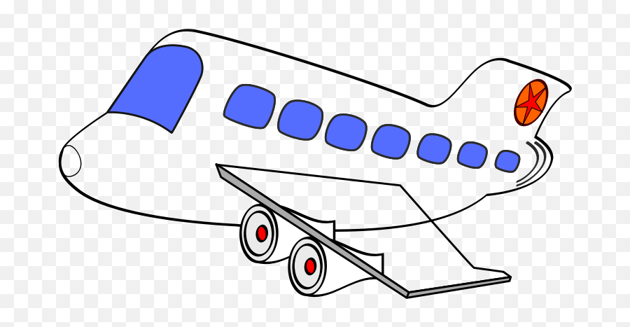 Airplane Clipart Transparent Background - Airplane Cartoon Emoji,Airplane Clipart