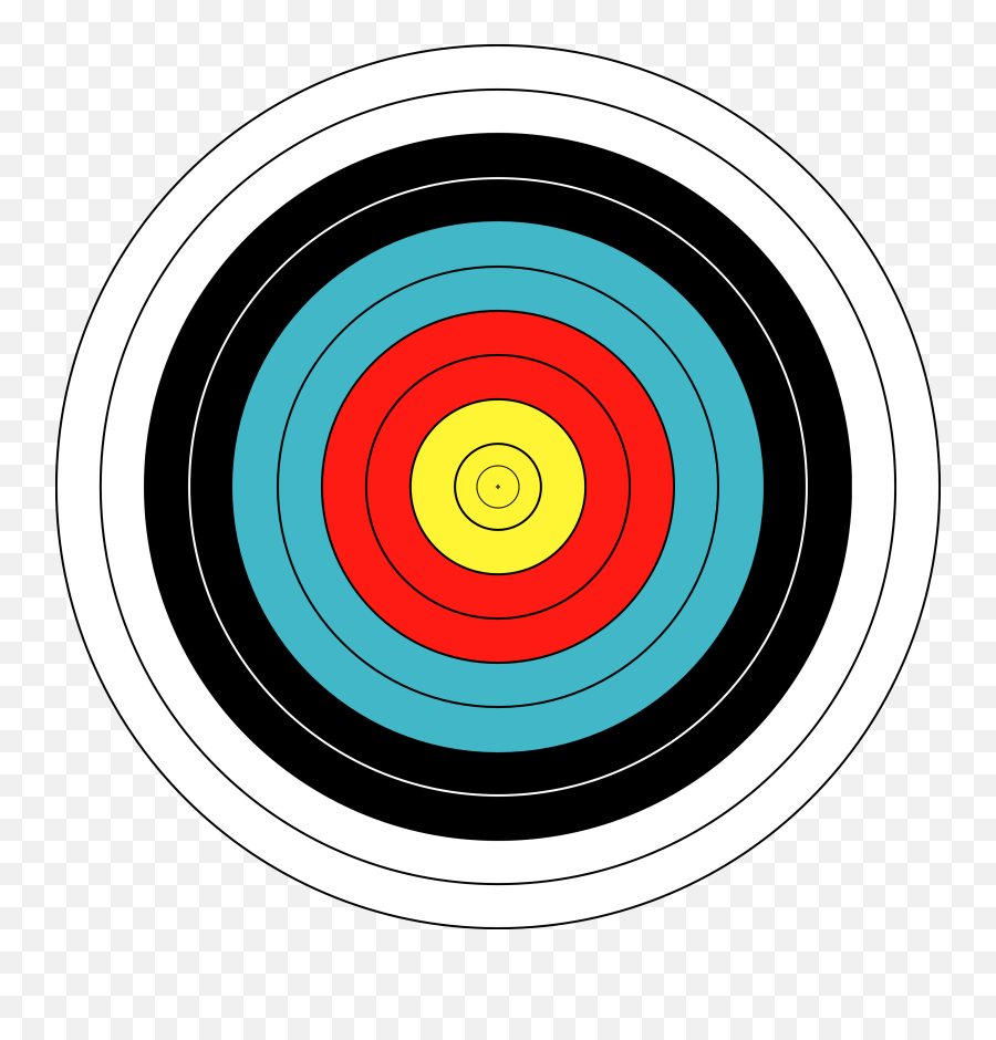 Wa 80 Cm Archery Target - Transparent Archery Target Png Emoji,Target Png