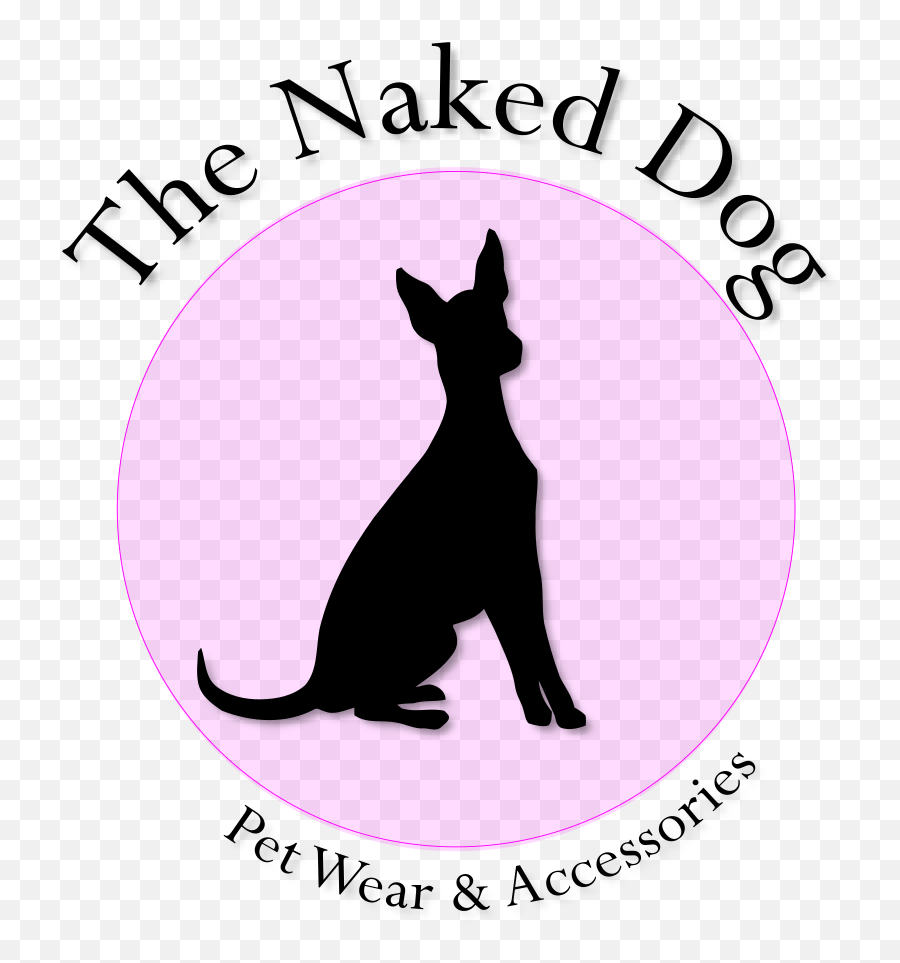The Naked Dog Clothing And Accessories Emoji,Pink Dog Logo