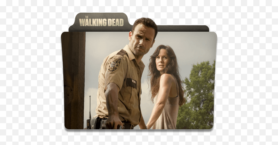 The Walking Dead Folder Icon Season 2 - Designbust Emoji,Walking Dead Clipart