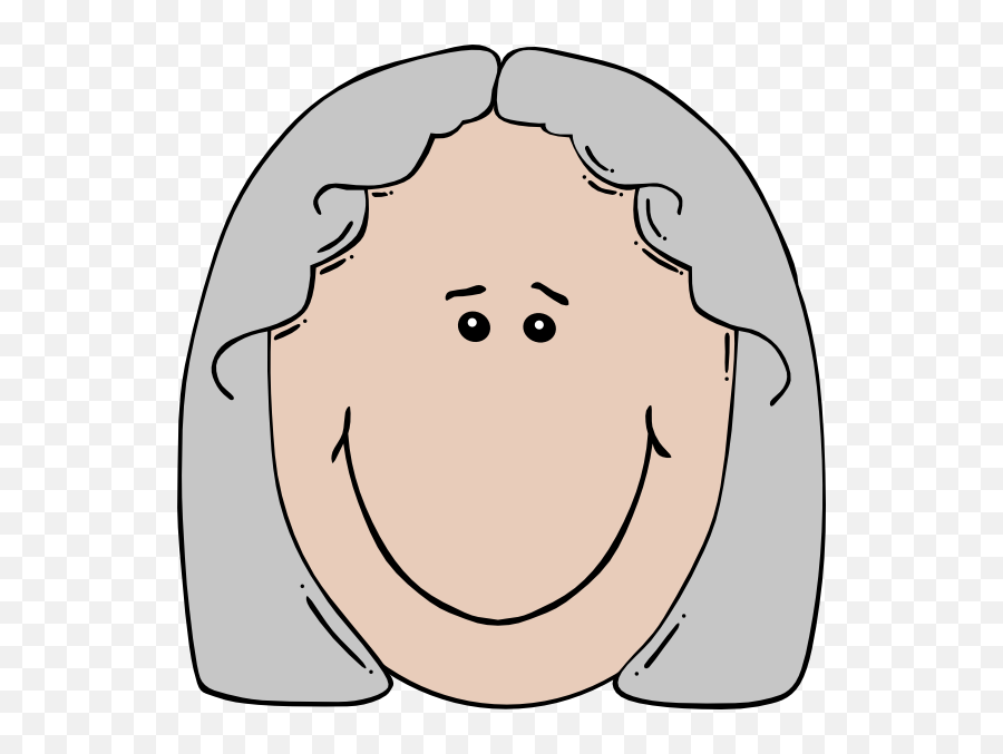 Grandma Clipart Clip Art Grandma Clip - Old Woman Face Clipart Emoji,Grandma Clipart