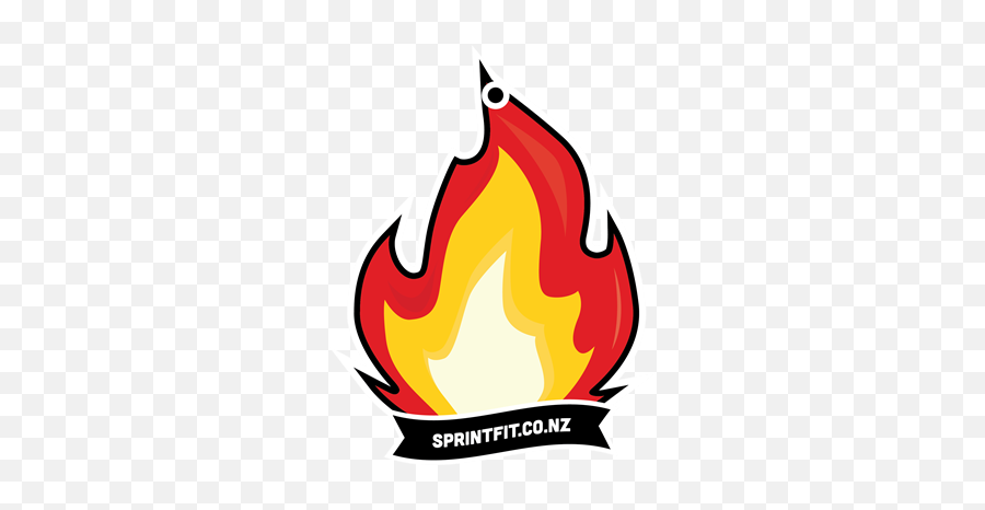 Sprint Fit Fire Emoji Air Freshener,Flame Emoji Transparent