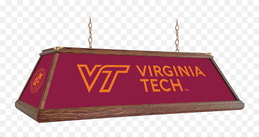 Virginia Tech Hokies Premium Wood Pool Table Light In 2021 Emoji,Virginia Tech Hokies Logo