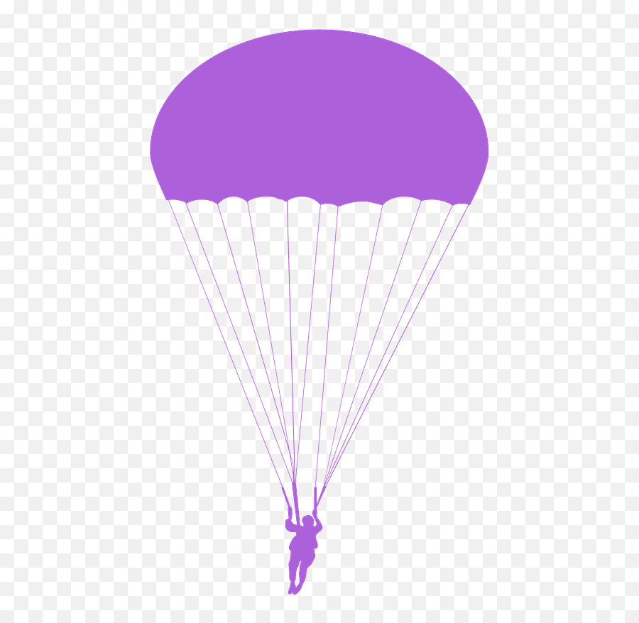 Parachute Silhouette - Free Vector Silhouettes Creazilla Emoji,Parachute Png