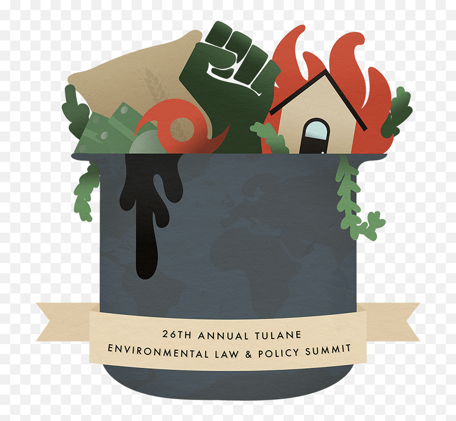 26th Annual Tulane Environmental Law - Vertical Emoji,Tulane Logo