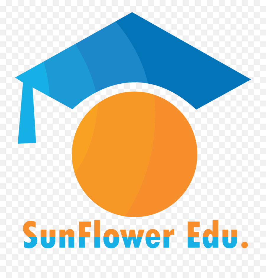 Sunflower Edu Logo Design By Qualityvector On Dribbble - For Graduation Emoji,Sunflower Logo