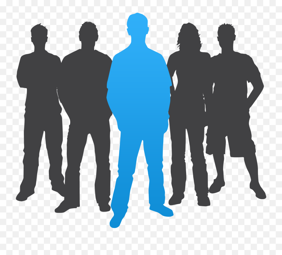 People Silhouette Transparent Png Image - College Student Silhouette Png Emoji,People Silhouette Png