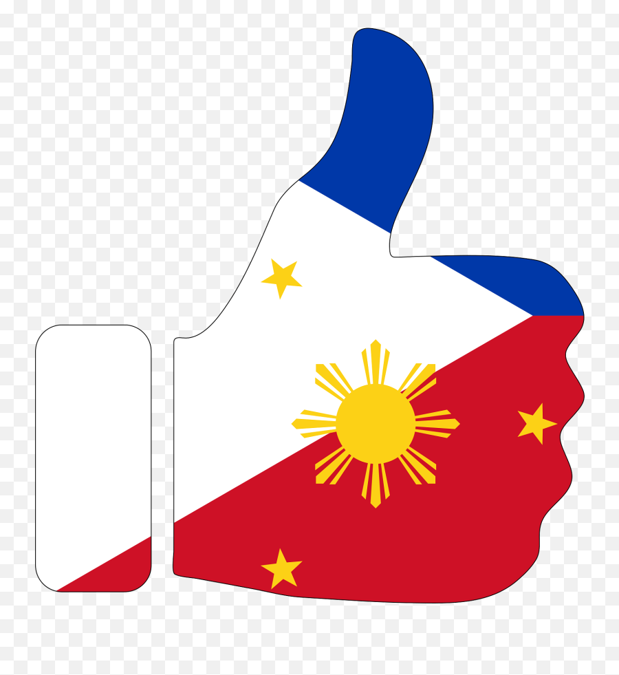 Thumb Up Philippines Transparent Png - Stickpng Vector Philippine Flag Png Emoji,Thumbs Up Png