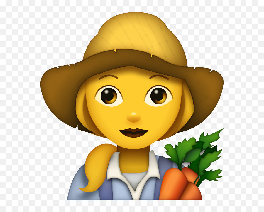 Farmer Emoji Woman Icon Download - Farmer Emoji Png,Farmer Png