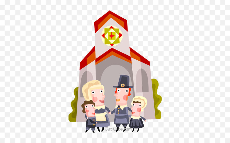 Pioneer Family Attending Church Royalty Free Vector Clip Art Emoji,Pioneer Clipart