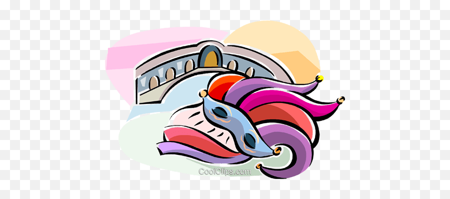 Italian Festival Venetian Bridge Royalty Free Vector Clip - Fictional Character Emoji,Italy Clipart