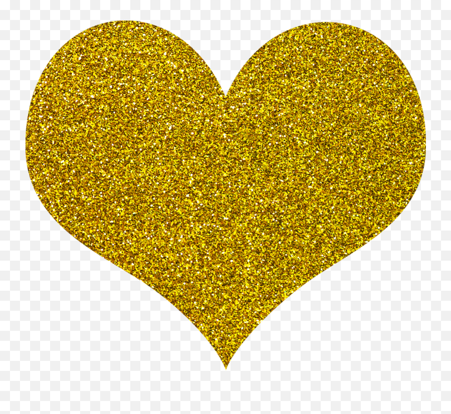 Gold Glitter Png Images - Clipart Gold Glitter Heart Emoji,Glitter Transparent Background