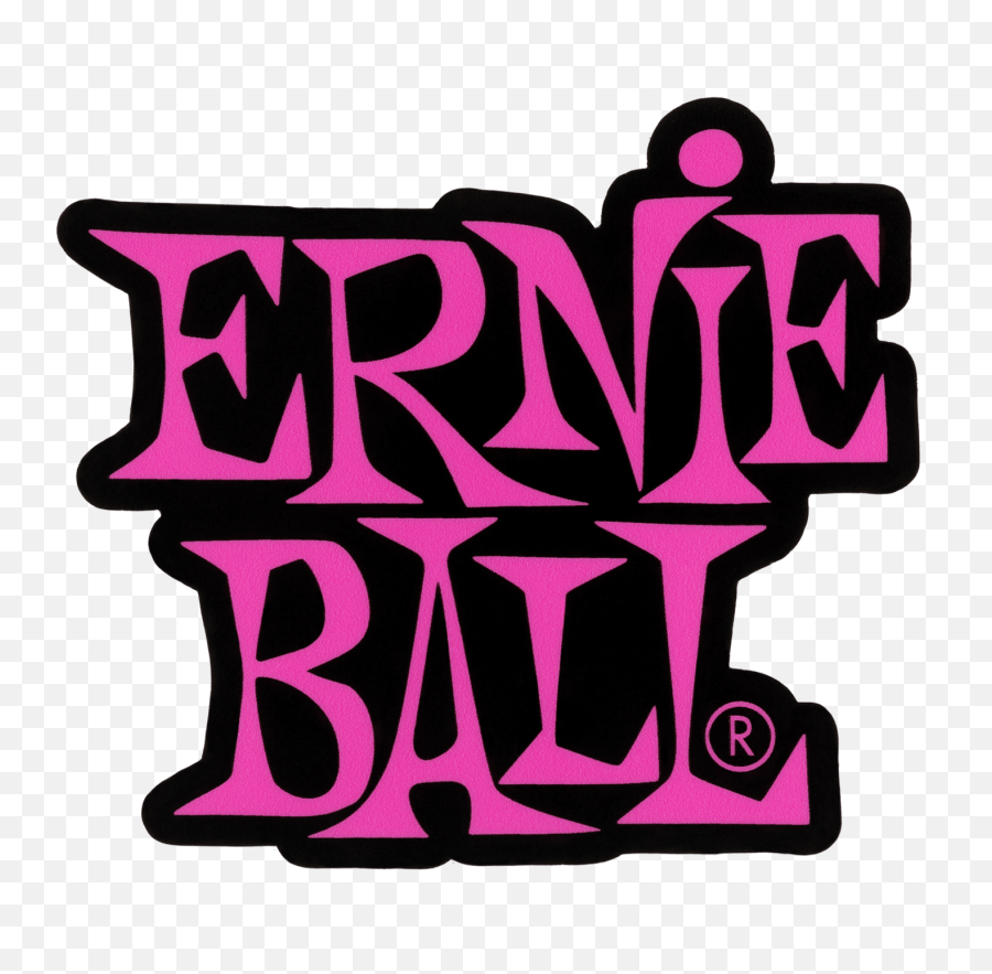Download Stacked Pink Ernie Ball Logo Sticker - Ernie Ball Ernie Ball Emoji,Ball Logo
